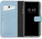 Selencia iPhone 11 - Echt Lederen Bookcase - 3 Pashouders - Lichtblauw