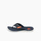 Reef SANTA ANA - Heren Slippers - Rubber zool - navy/white/orange