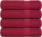 vidaXL - Badhanddoeken - 4 - st - 100x150 - cm - 360 - g/m² - 100% - katoen - bordeauxrood