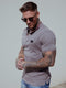 AB Lifestyle Tokio Polo - Slim-Fit - Platinum AB logo - Cool Grey - Heren - Maat: XS