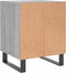 vidaXL - Nachtkastje - 40x35x50 - cm - bewerkt - hout - grijs - sonoma - eikenkleurig