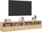 vidaXL - Tv-wandmeubels - 2 - st - 80x30x30 - cm - bewerkt - hout - sonoma - eikenkleur