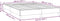 vidaXL - Bedframe - zonder - matras - 140x190 - cm - stof - groen