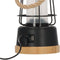 Brennenstuhl CAL 1 - Oplaadbare campinglamp 350lm - Dimbaar IP44 - Bamboe