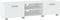 vidaXL - Tv-meubel - 140x40x35 - cm - bewerkt - hout - wit
