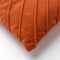 Dutch Decor PACO - Sierkussen velvet 40x60 cm Potters Clay - oranje - Inclusief binnenkussen