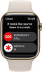 Apple Watch Series 8 (2023) - Smartwatch - 4G - ECG - Goud Roestvrijstaal