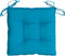 vidaXL - Stoelkussens - 2 - st - 50x50x7 - cm - stof - lichtblauw