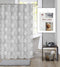 Dutch House douchegordijn met ringen Brest grijs 180x200cm