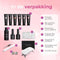Moods Gellac - Luxe Polygel Set - Polygel Nagels Starterspakket - UV LED lamp - 6 Kleuren