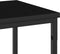 vidaXL - Console - Tafel - Zwart - Eiken - 200x30x75 - cm - Engineered - Hout - en - Staal
