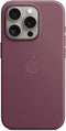 Apple FineWoven Back Cover - iPhone 15 Pro - MagSafe - Paars