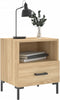 vidaXL - Nachtkastjes - 2 - st - 40x35x47,5 - cm - bewerkt - hout - sonoma - eikenkleur