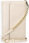 Selencia Hoesje Geschikt voor iPhone Xr Hoesje Met Pasjeshouder - Selencia Tierra Uitneembare Slang Clutch - Wit