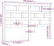 vidaXL - Hoofdbord - 156x4x100 cm - massief grenenhout - zwart
