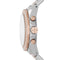 Armani Exchange AX5653 - Dameshorloge - 38 mm - Zilveren wijzerplaat met roségoudkleurige details