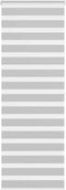 vidaXL - Zebra - rolgordijn - 80x200 - cm - stofbreedte - 75,9 - cm - lichtgrijs