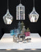 SOANA - Hanglamp - Zilver - Glas
