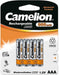 Camelion NH-AAA900-BP4 - Oplaadbare NiMH batterij 1,2 V 900 mAh - Multi-color (4 stuks)