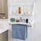 SoBuy Badkamerrek - Wit - 63x19x57 cm - MDF - FRG117-W