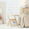 SoBuy Bijzettafel FBT122-N - Met Tijdschriftenhouder - 45 x 36 x 56 cm - Lichte Houtkleur