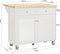 SoBuy Keukeneiland - FKW84-II-WN - Uitschuifbaar - MDF & Hout - Max. 75kg - 115x71x94cm - Wit