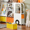 Sobuy Kinder Boekenkast - Wit - 50x26x110 cm