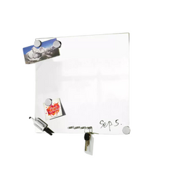 SoBuy Magneetbord FRG46 - Magnetisch - 40 x 40 cm - Wit