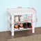 SoBuy - Schoenenrek met bankje - Wit - 50x29x45 cm