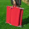 Sobuy tuin ligstoelen - 2 stuk - Rood - 195x62x29 cm