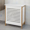 SoBuy Wasmand - wit - 50x30x60 cm