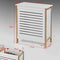 SoBuy Wasmand - wit - 50x30x60 cm