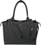 SOCHA Leren Dames Laptoptas 15-17.3 inch Diamond Caddy Zwart