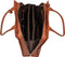SOCHA Leren Dames Laptoptas 15.6 inch Diamond Edition Cognac
