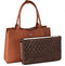 SOCHA Leren Dames Laptoptas 15.6 inch Diamond Edition Cognac