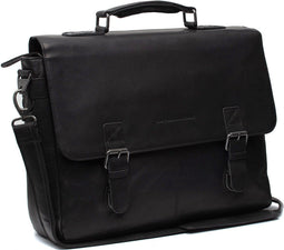 The Chesterfield Brand Leren Laptoptas Zwart Belfast
