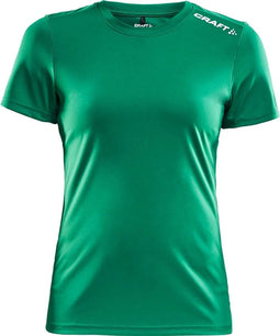 Craft Rush T-Shirt Kinderen - Lichtgewicht en functioneel - Groen - Maat: 158/164