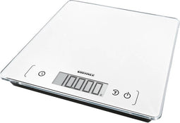 Soehnle keukenweegschaal Page Comfort 400 - digitaal - extra groot weegvlak - 1 gram nauwkeurig - tot 10 kg - wit
