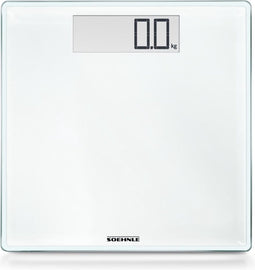 Soehnle personenweegschaal digitaal Style Sense Comfort 100 - wit - tot 180 kg - incl. batterijen