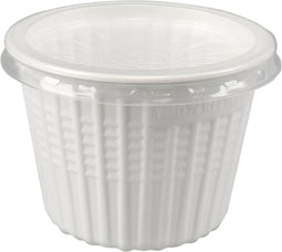 Soepbeker wegwerp - Soepkom - Inclusief deksels - PP-thermo - 500ml - Wit - 25st - Take Away Horeca