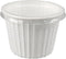 Soepbeker wegwerp - Soepkom - Inclusief deksels - PP-thermo - 500ml - Wit - 25st - Take Away Horeca