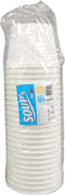 Soepbeker wegwerp - Soepkom - Inclusief deksels - PP-thermo - 500ml - Wit - 25st - Take Away Horeca
