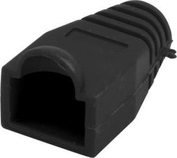 SOEPELE HULS VOOR MODULAIRE PLUG RJ45 - ZWART (SPCBK)