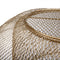 PTMD Belton Ronde Hanglamp Mesh - 59 x 46 x 27 cm - Ijzer - Goud