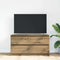 vidaXL - Tv-meubel - 100x35x54 - cm - bewerkt - hout - artisanaal - eikenkleurig