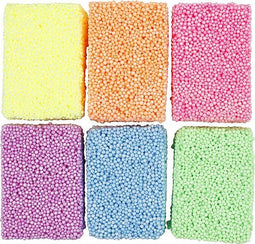 Soft Foam, 6x10 gr, kleuren assorti