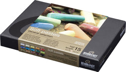 Soft pastel set half 15 kleuren softpastels pastelkrijt