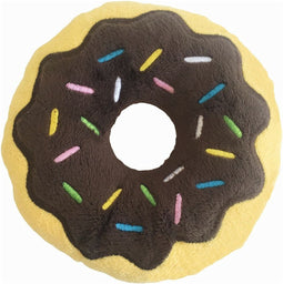 Soft toy for dogs Gloria 3 x 5 x 14 cm Chocolate Donut Brown