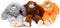 Soft toy for dogs Gloria Mizaru 11 x 44 x 45 cm Monkey Brown