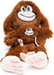 Soft toy for dogs Gloria Mizaru 11 x 44 x 45 cm Monkey Brown